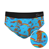 The Bear | Bear and Otter Rainbow Ball Hammock® Pouch Underwear Briefs