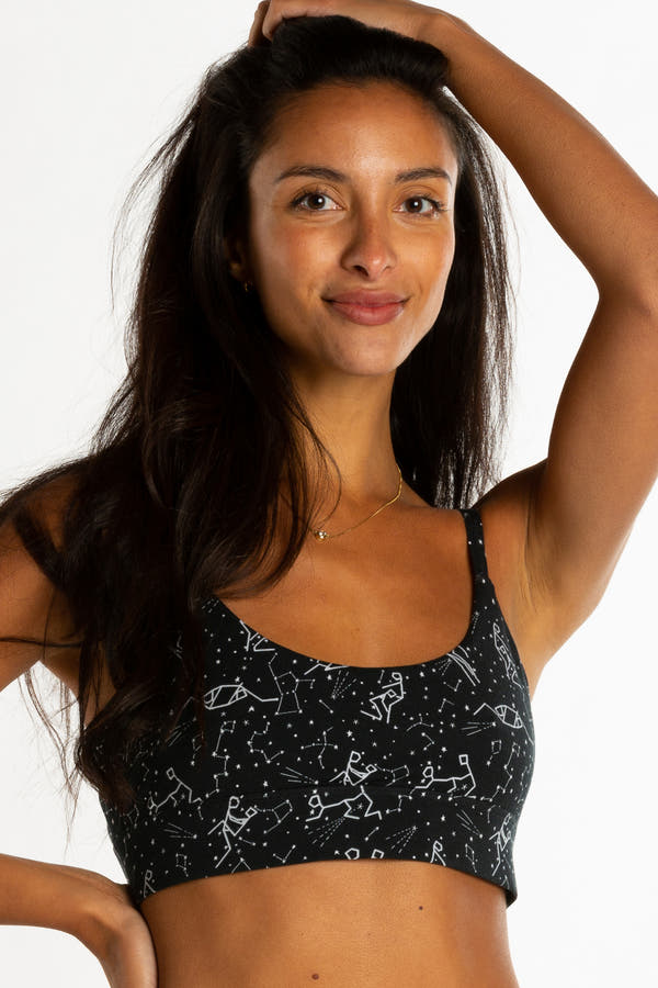 The Big Bang | Glow In The Dark Constellation Strappy Bralette