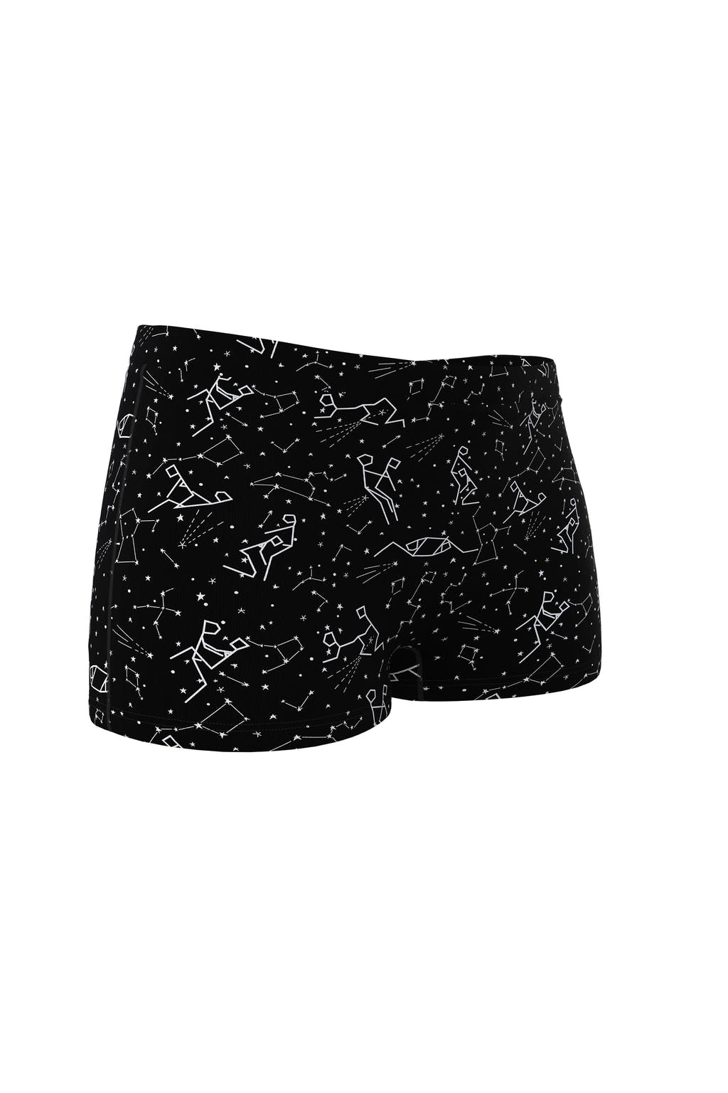boyshort star pattern underwear