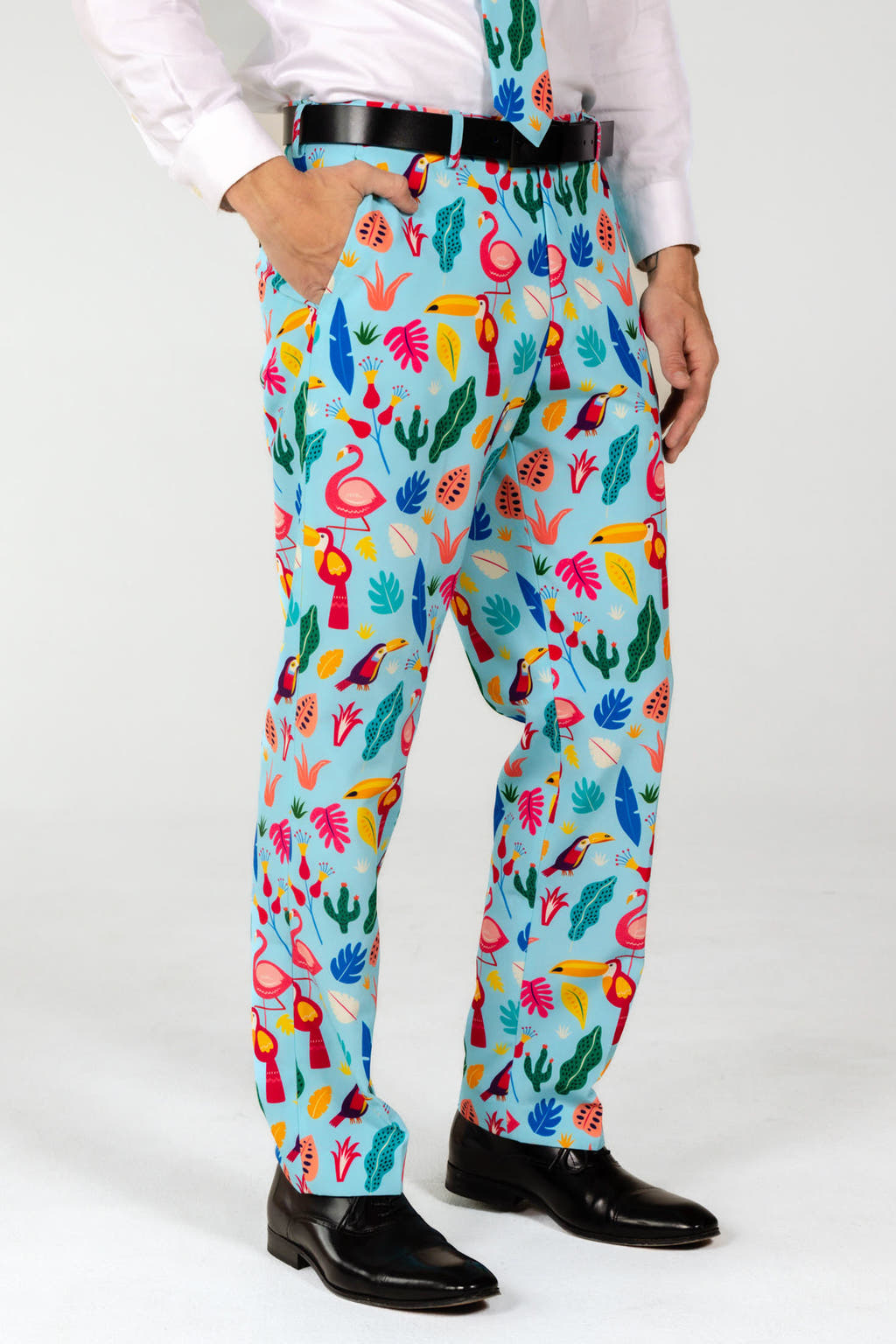 Tropical Bird Suit Men's Suit | The Birds Of Paradise