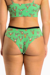 Reindeer cheeky underwear