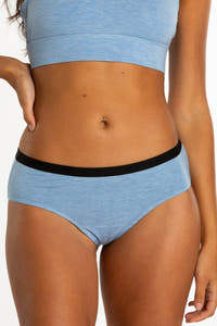 blue heather cheeky underwear