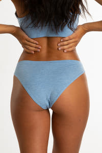 blue color bikini underwear