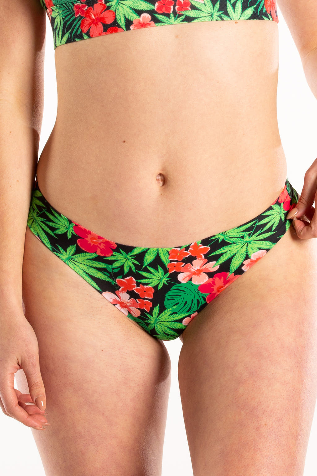 The Bongstera | Tropical Weed Seamless Thong