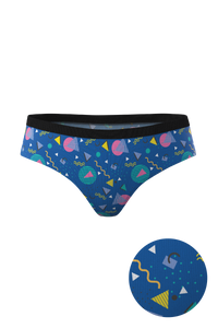 Blue cheeky underwear