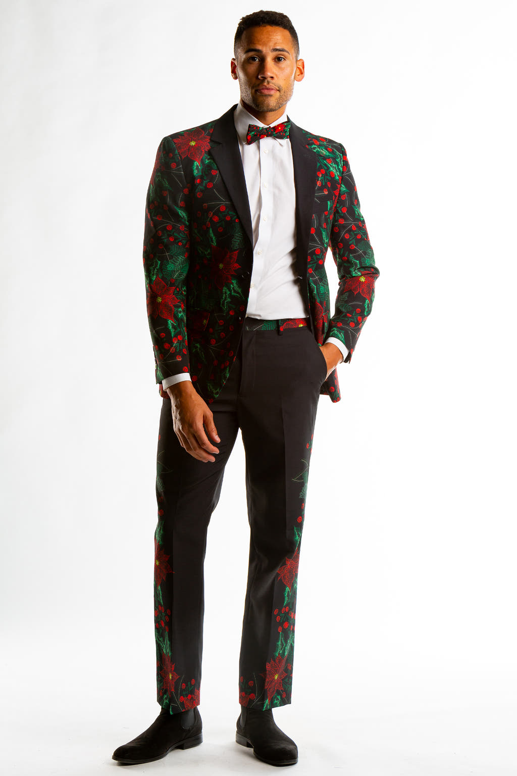 The Centerpiece | Poinsettia Ugly Christmas Suit