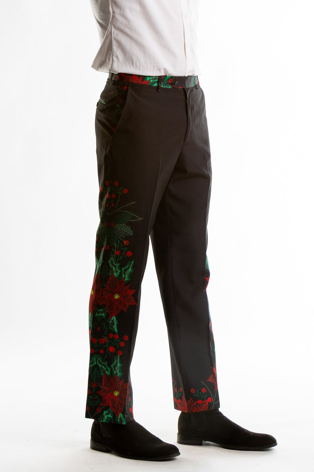 Poinsettia Christmas Suit