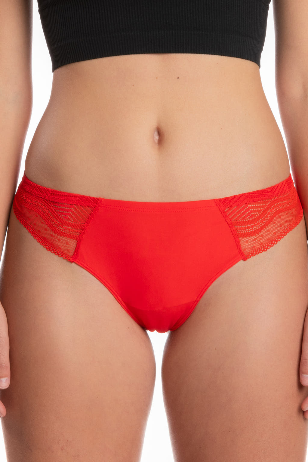 The Cherry Popsicle | Red Lace Thong