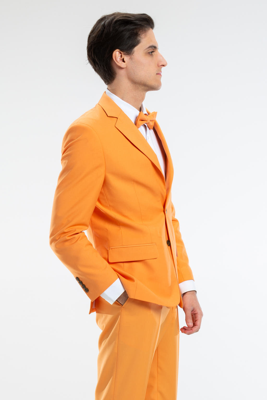 men's creamsicle orange pastel blazer