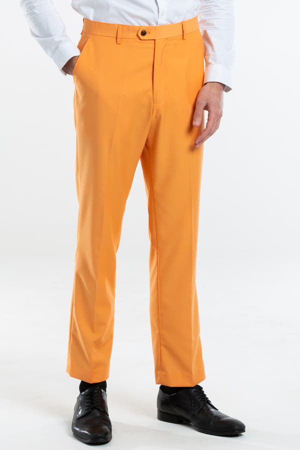 The Creamsicle | Orange Pastel Suit Pants
