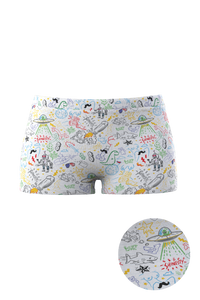 Women's Doodle Boyshort