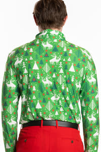 Green christmas turtleneck