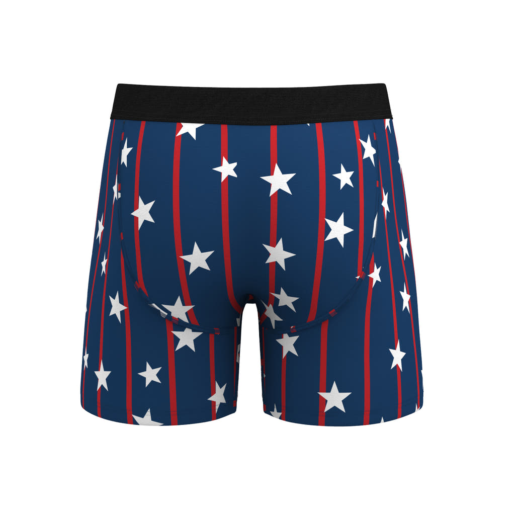 American themed pouch underwear