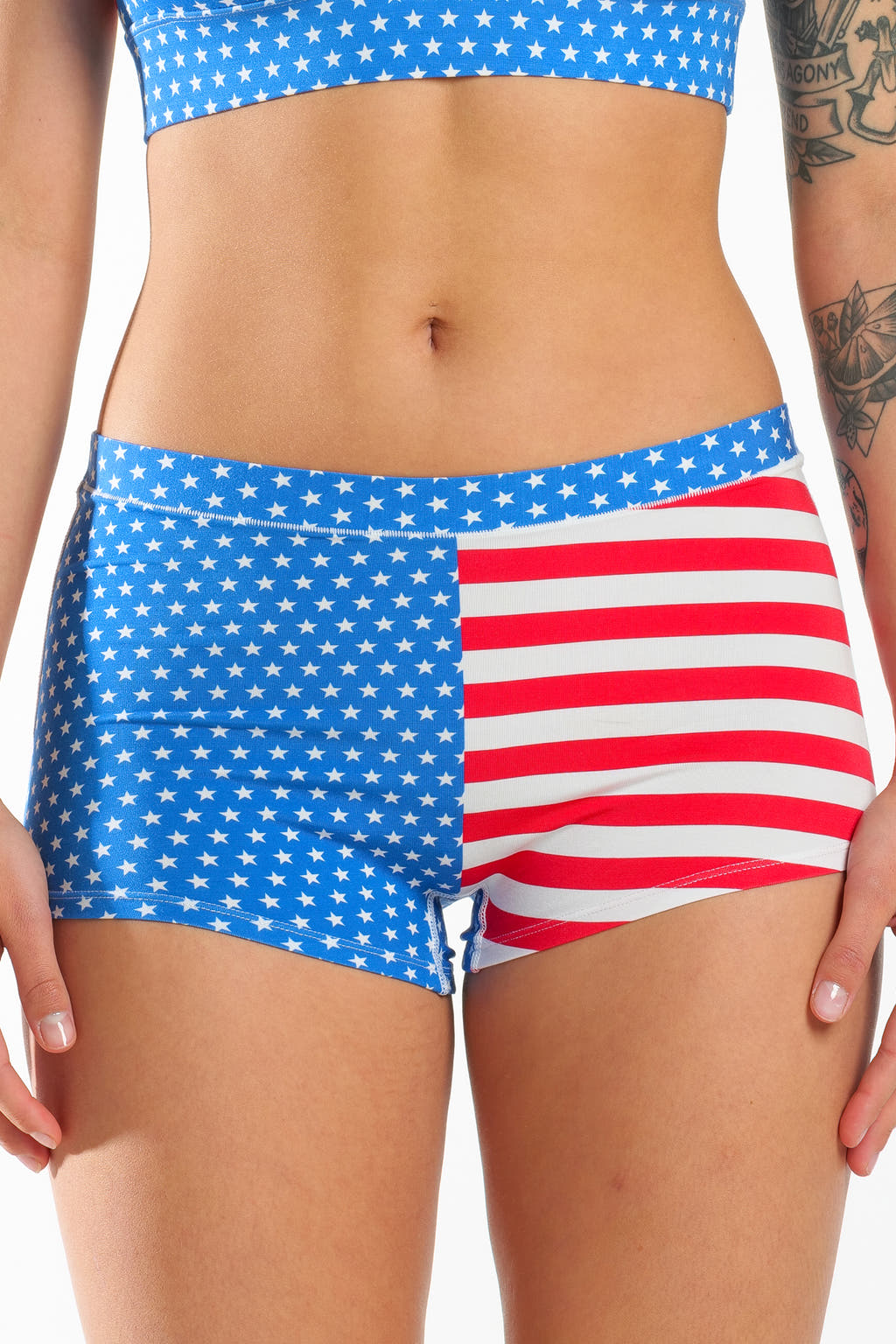 The Ellis Island | USA Flag Modal Boyshort Underwear