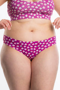 hearts seamless thong