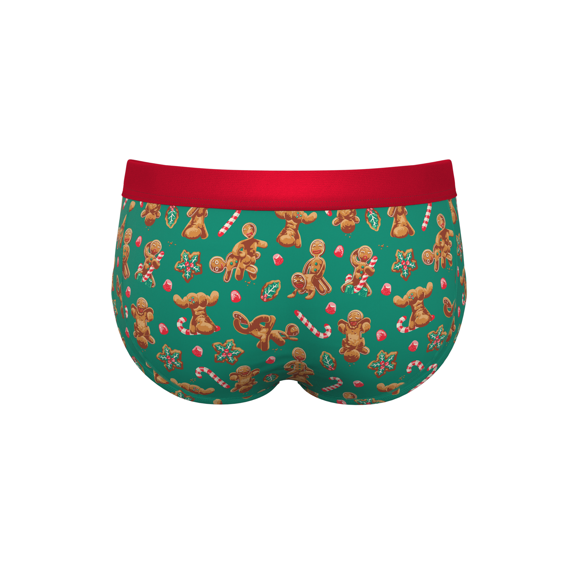 JHKKU Christmas Gingerbread Man Men's Underwear Brief Soft Comfy