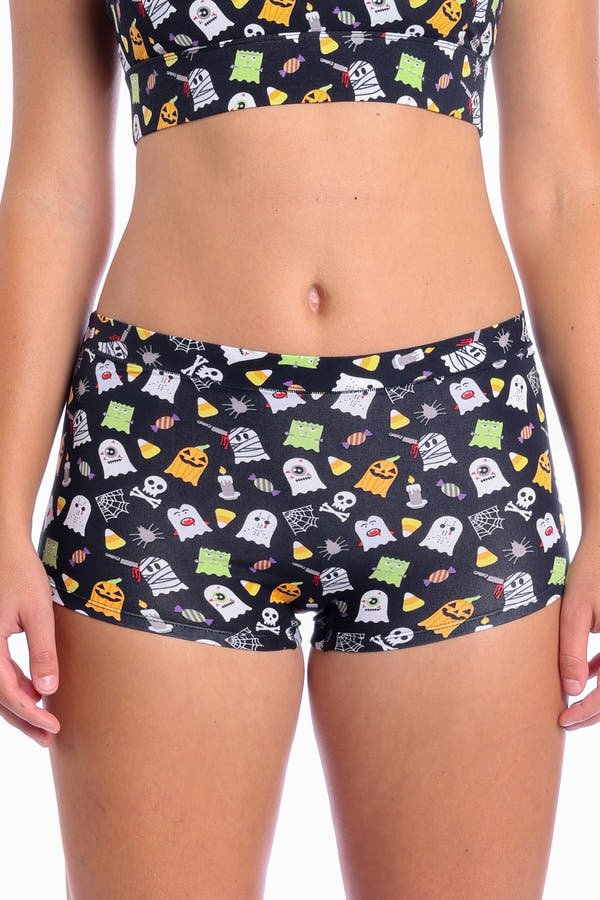 The Good Ghouls Halloween Themed Boyshort Underwear