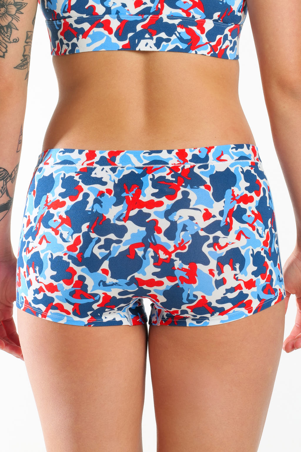 Stylish camouflage boyshort underwear