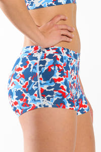 Women's USA camouflage boyshort underwear