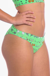 Green haunted modal bikini underwear