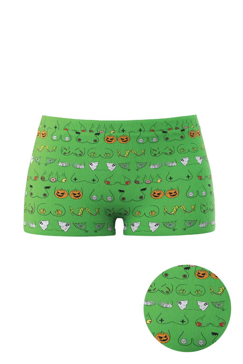 Women green halloween underwear