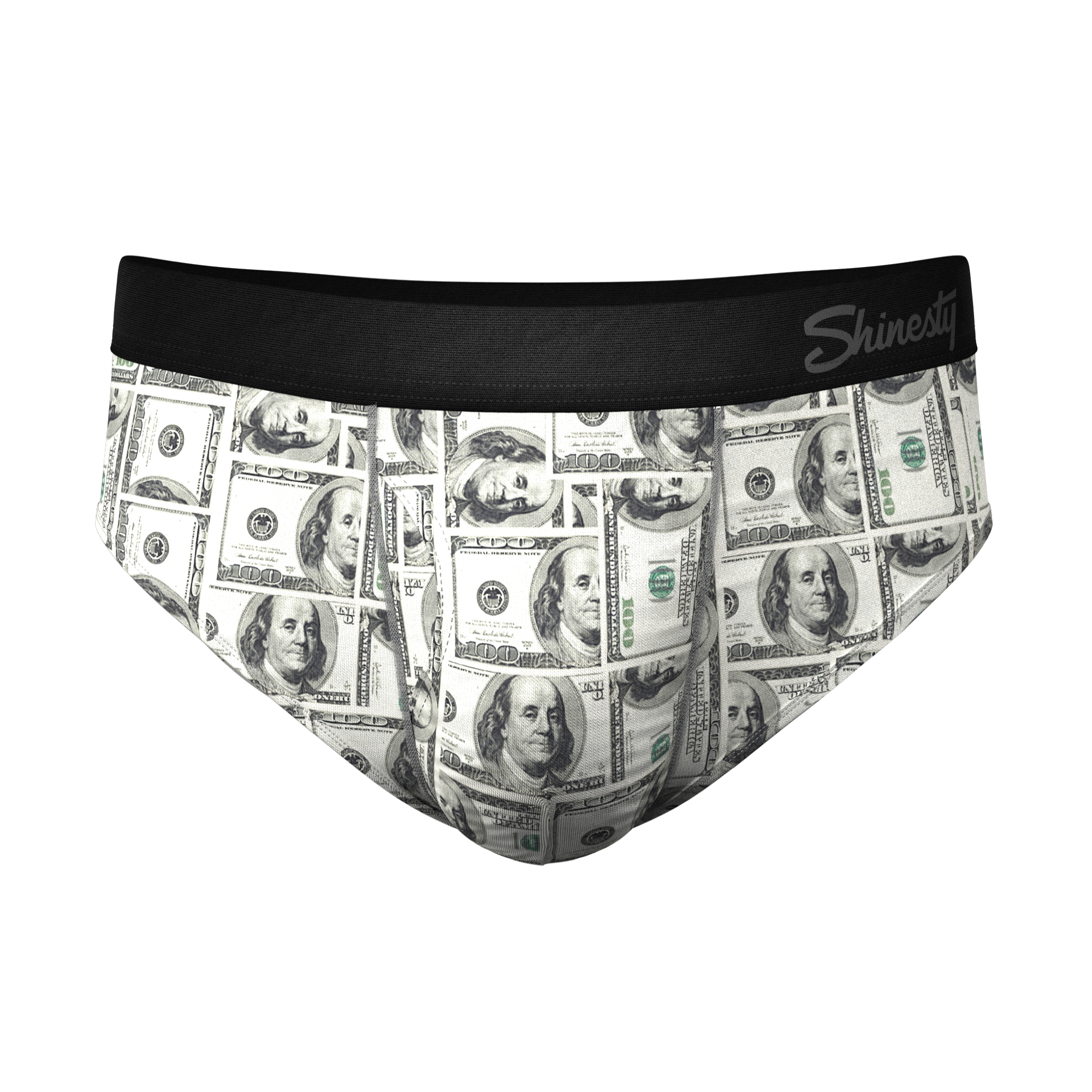 100 Dollar Bill Boxershorts for Him, Briefs With Dollars Print