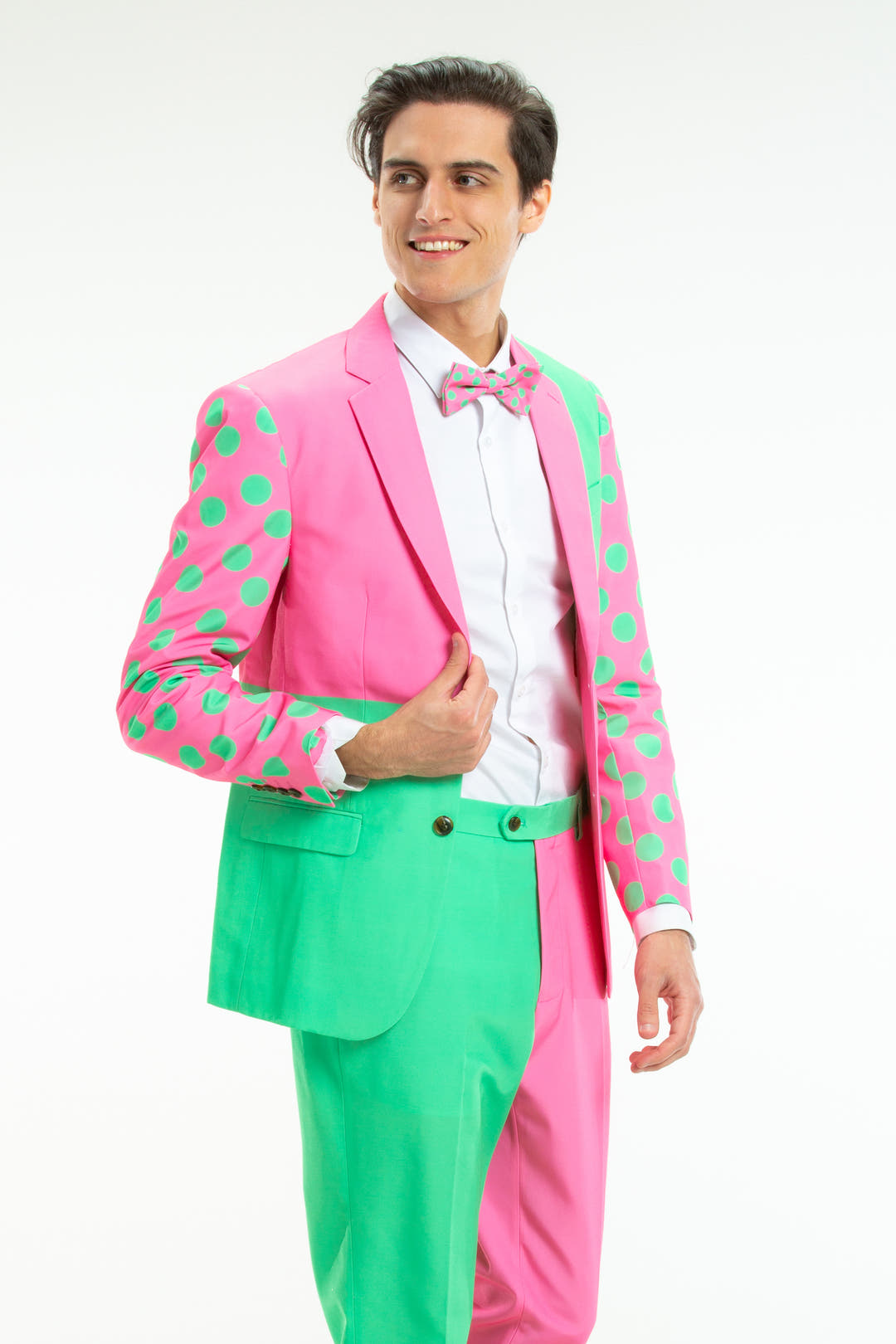 Derby Green And Pink Jockey Men's Suit | The High Stakes