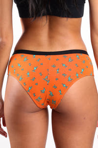 Stylish orange cheeky underwear