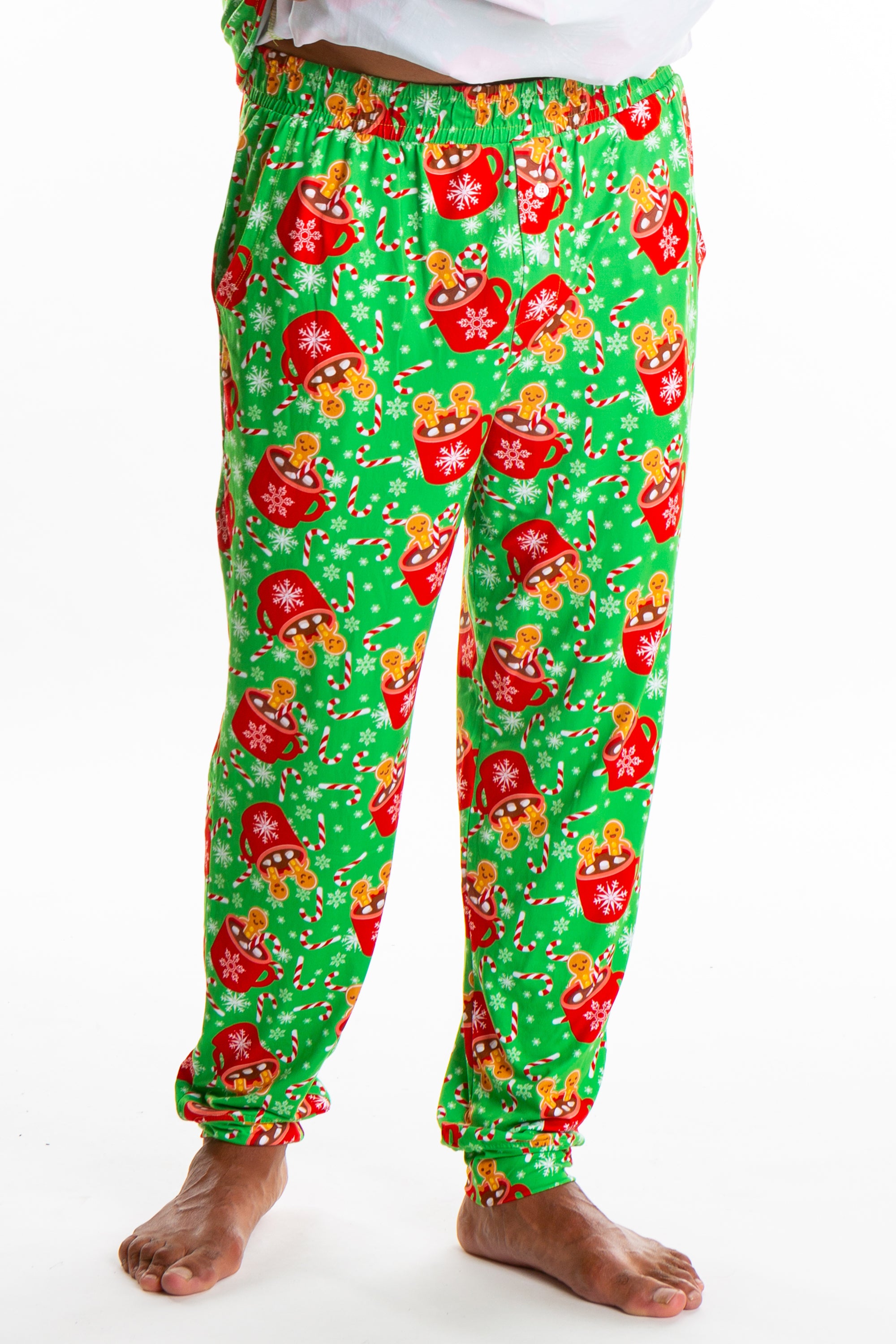 Gingerbread Adult Pajama Bottoms | The Hot Cocoa-cuzzi
