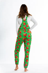 Red and Green Christmas Pajamaralls