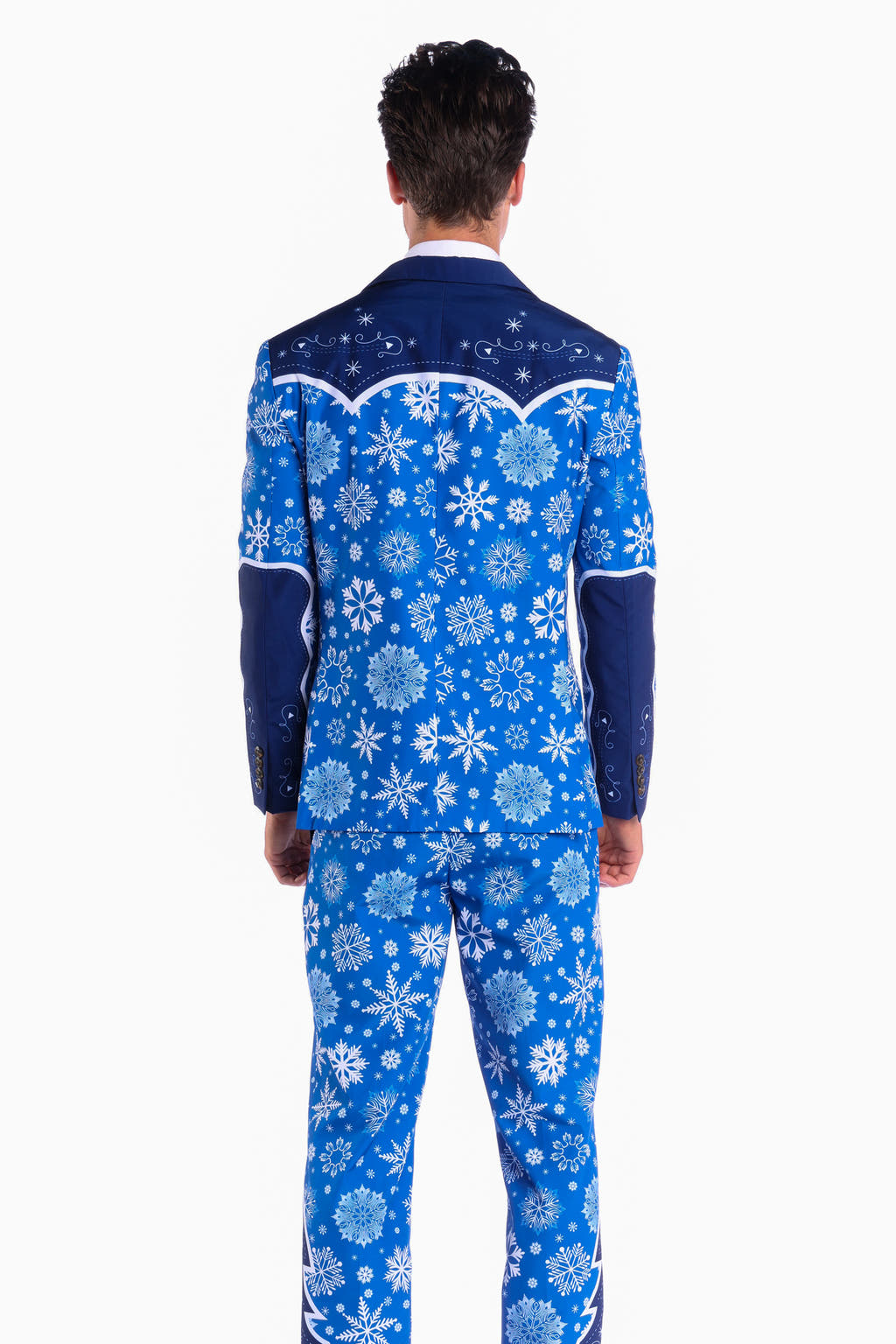 Winter Blue Snowflakes Suit