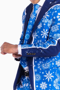 Icy Blue Christmas Suit