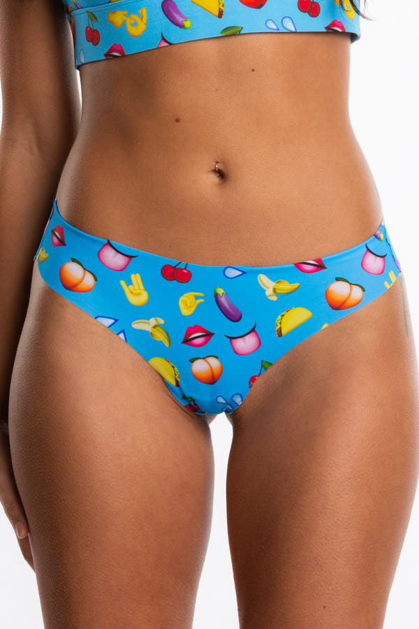 The Innuendo | Emoji Seamless Thong