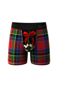 Plaid Christmas Boxer Briefs