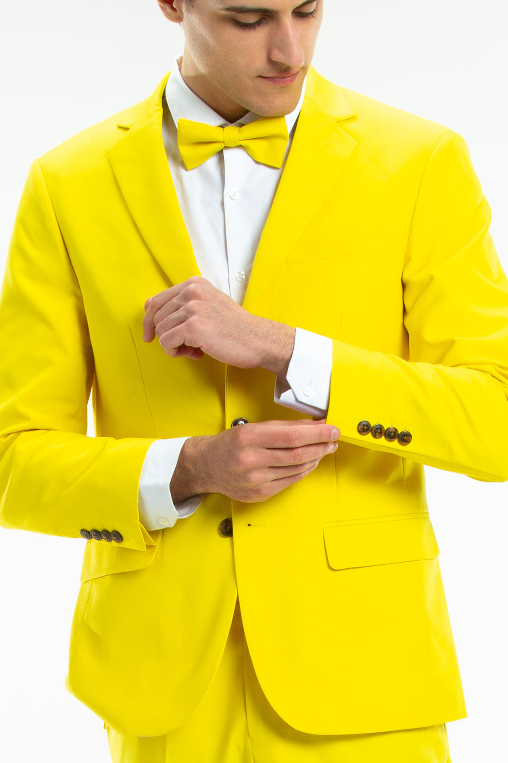 comfy yellow pastel blazer for men