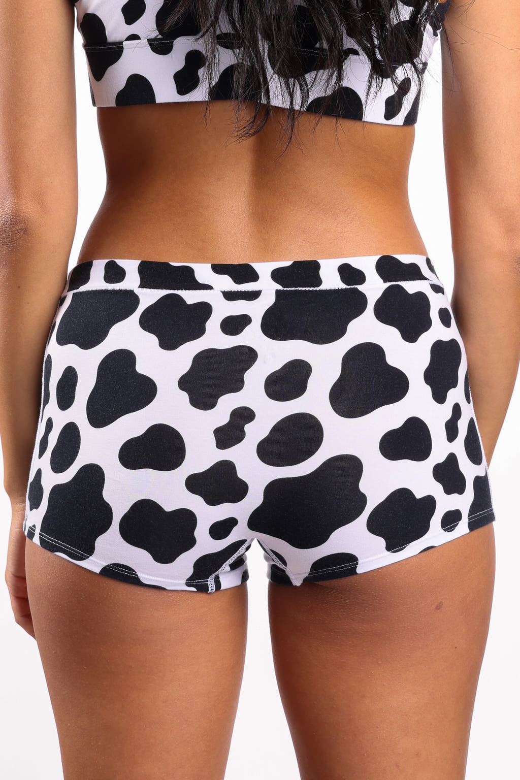Cow print underwear for women