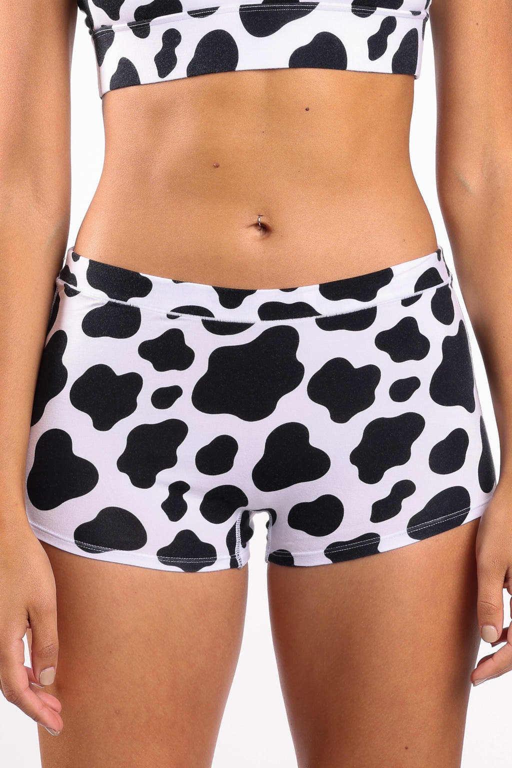 The Milk Me | Cow Print Modal Boyshort Underwear