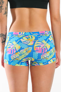 Colorful tropical leaves underwear