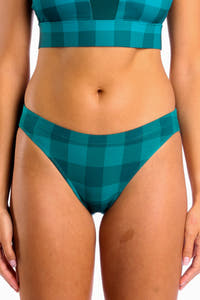 The Plaid And Simple | Green Buffalo Check Modal Bikini Underwear