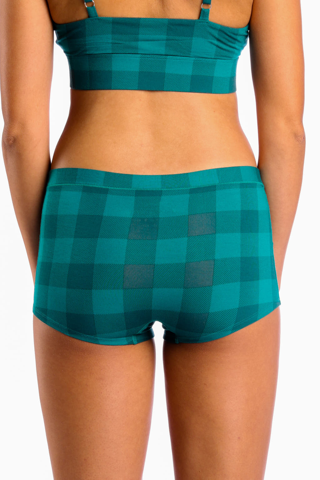 Women plaid and simple underwear