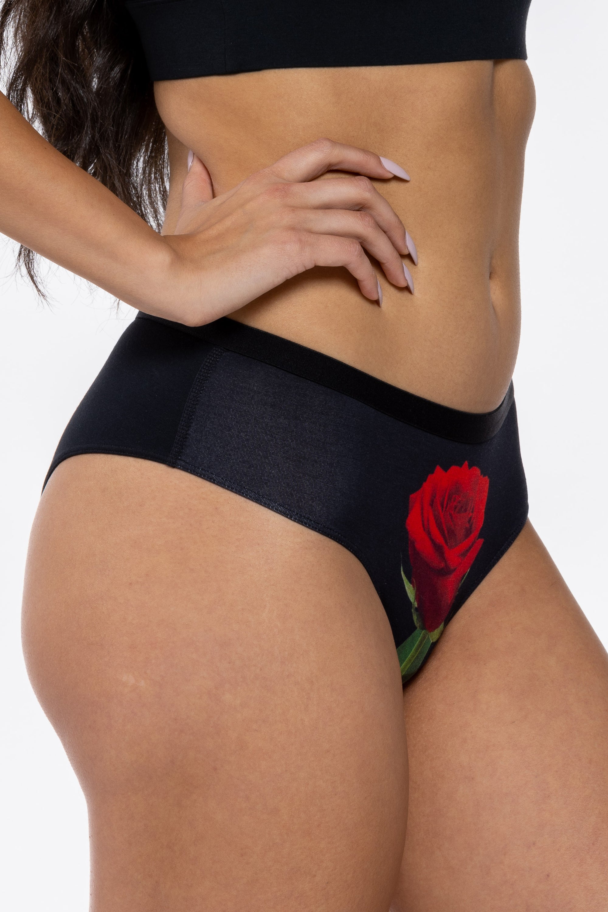 Rose Cheeky Panties