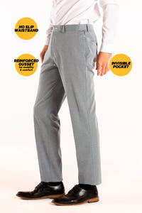 The Scholar | Charcoal Ultimate Suit Pants