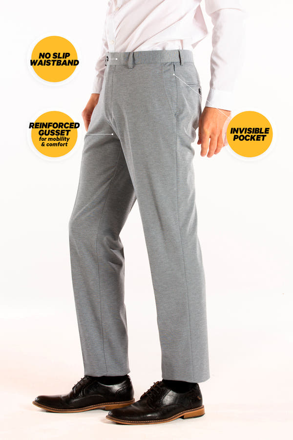 The Scholar | Charcoal Ultimate Suit Pants