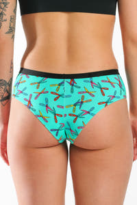 Colorful scissors modal cheeky underwear