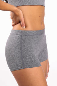 Plain grey boyshort underwear for women