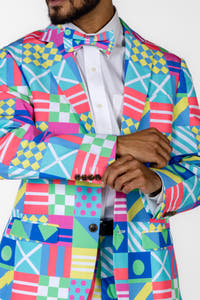 Mens Derby Flag Suit with Bowtie