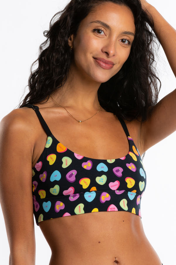 The Smooth Talker | Candy Hearts Bralette