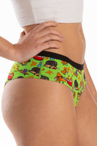 green junk food cheeky underwear