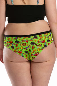 comfy green cheeky underwear