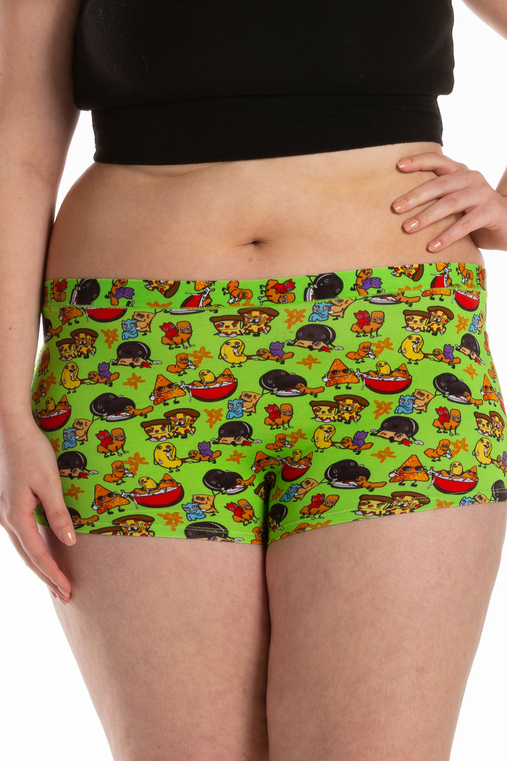 comfy junk food boyshort for women